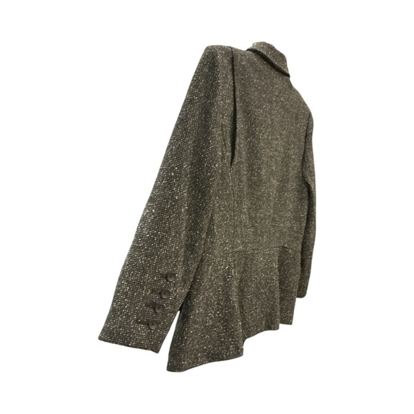 Daisy Fuentes Charcoal Tweed Blazer size 10 - Picture 4 of 10